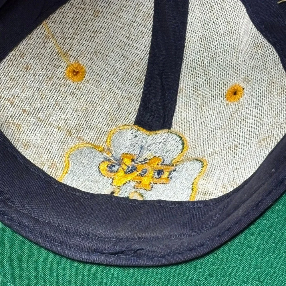 Vintage Notre Dame Fighting Irish Snapback Hat Competitor Navy Cap 90s College